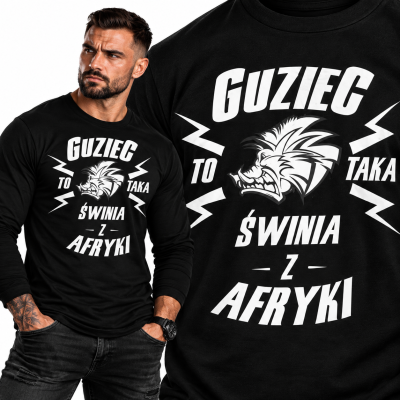 LONGSLEEVE ŚMIESZNY GUZIEC